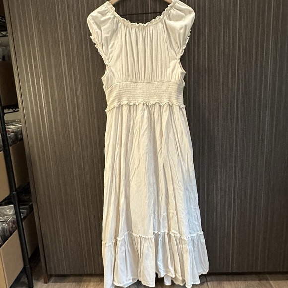 OLD NAVY Women's Babydoll Maxi Dress Boho Cottagecore Fairy Coquette Romantic L - Picture 4 of 8
